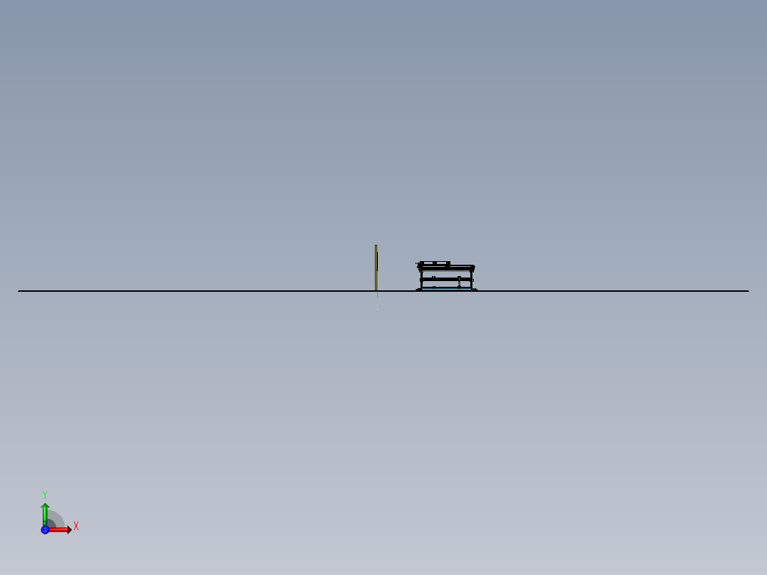 剪式lift升降机sw21前视图