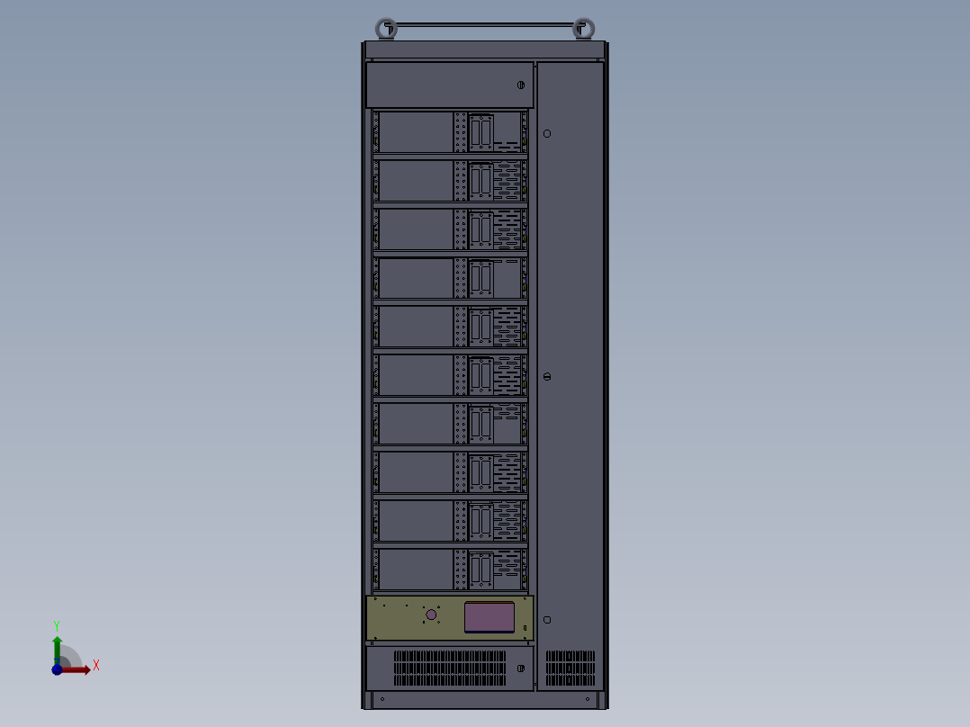 GCS三维图纸前视图