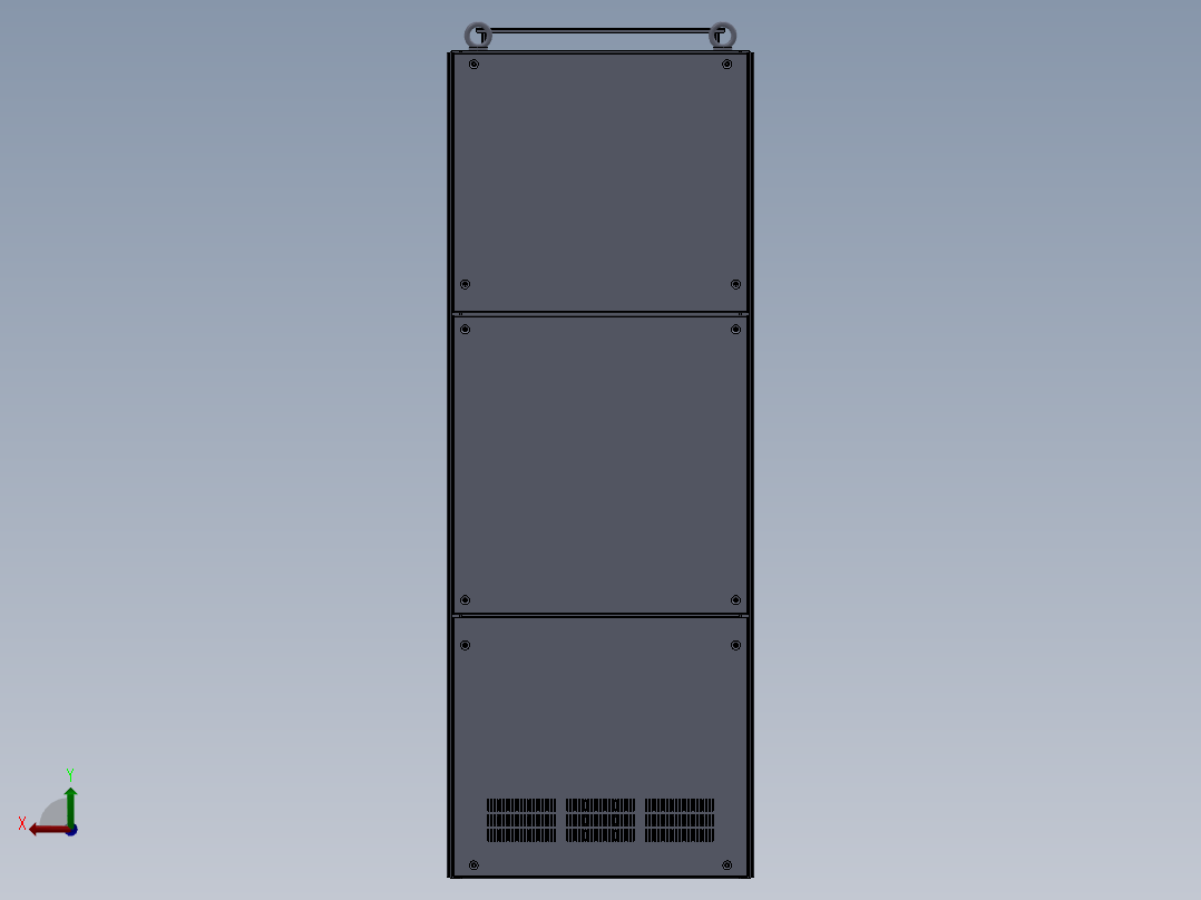 GCS三维图纸后视图