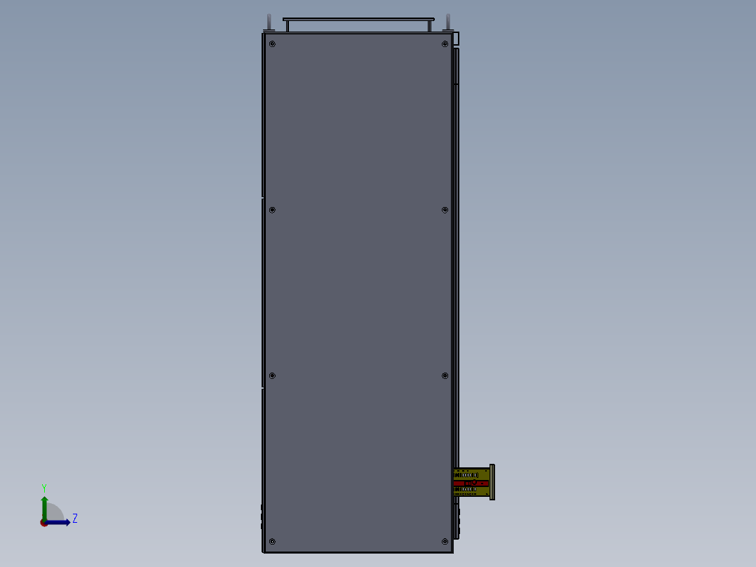 GCS三维图纸左视图