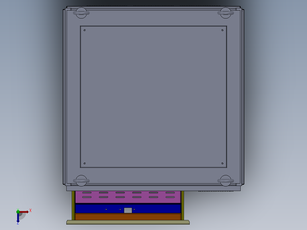 GCS三维图纸俯视图