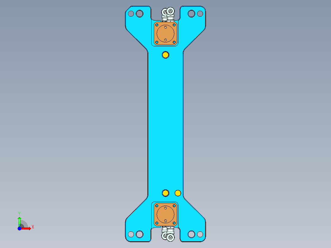 UX260- HINGE CAP R  CNC1-20200303前视图