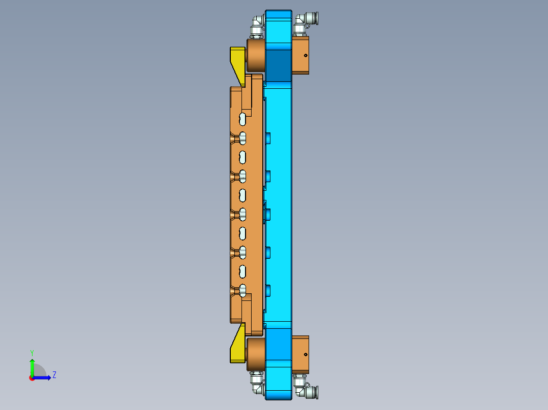 UX260- HINGE CAP R  CNC1-20200303左视图
