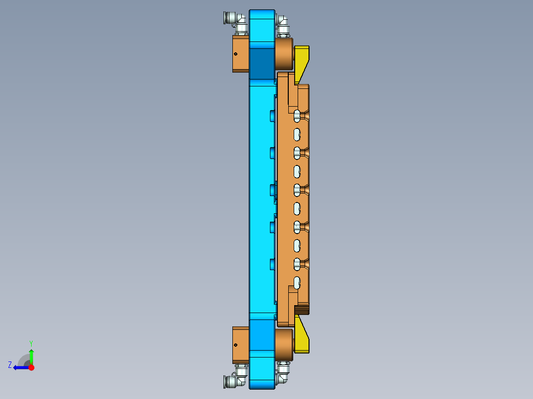 UX260- HINGE CAP R  CNC1-20200303右视图