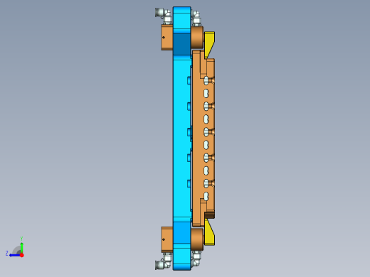 UX260- HINGE CAP R  CNC1-20200303右视缩略图