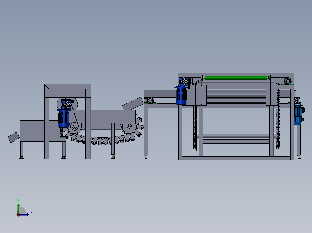 马铃薯种薯分机切块一体机 1697497左视图