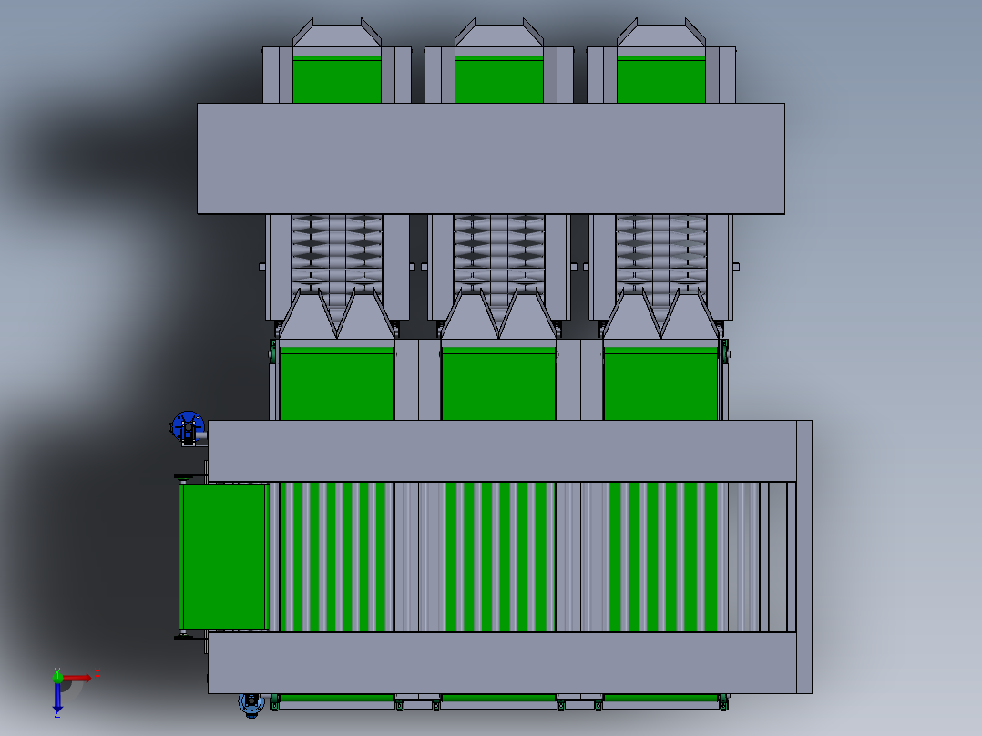 马铃薯种薯分机切块一体机 1697497俯视图
