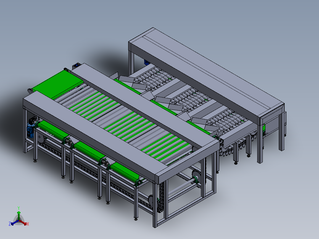 马铃薯种薯分机切块一体机 1697497正等轴测图