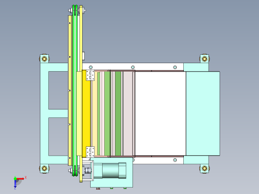 全自动推板送料机构俯视缩略图