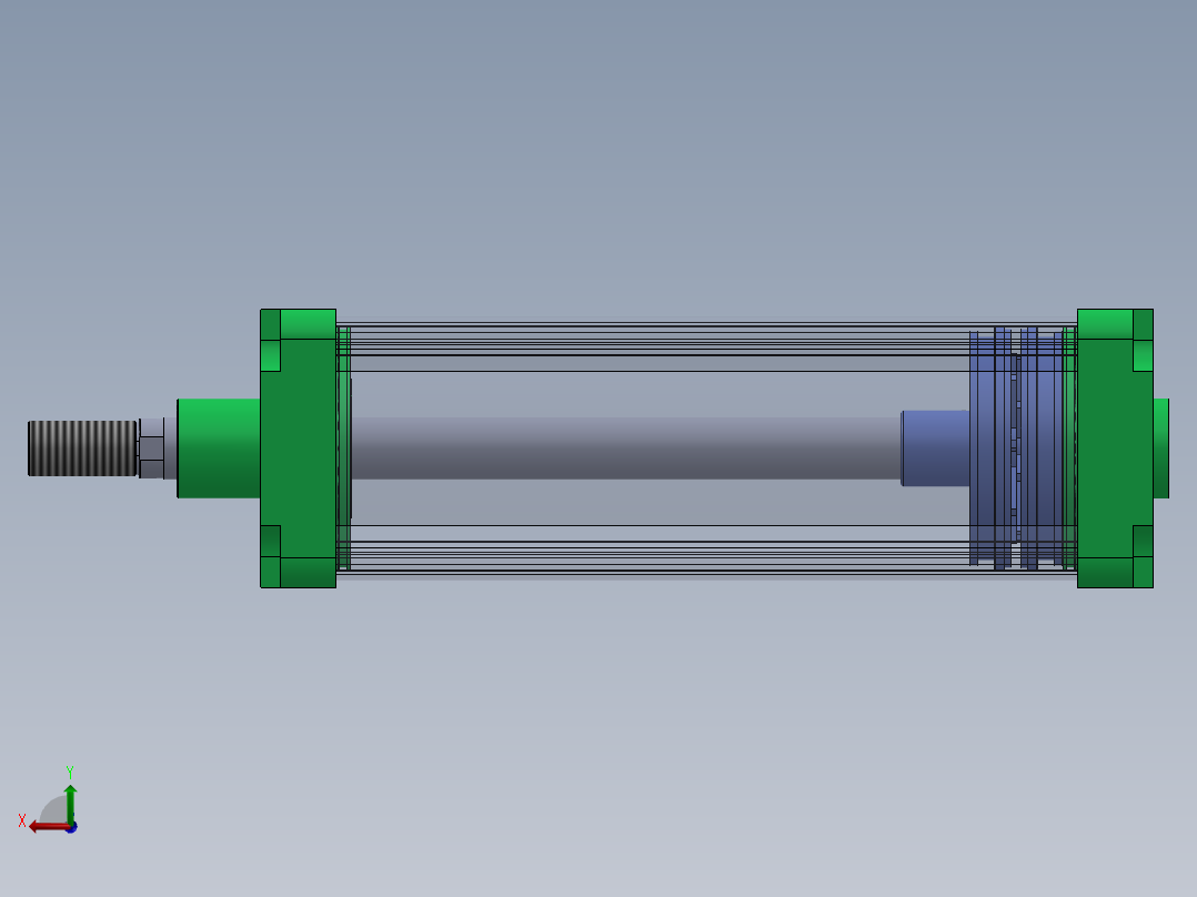 蓝色气动气缸-160x40x400-mm-1.snapshot.1后视图