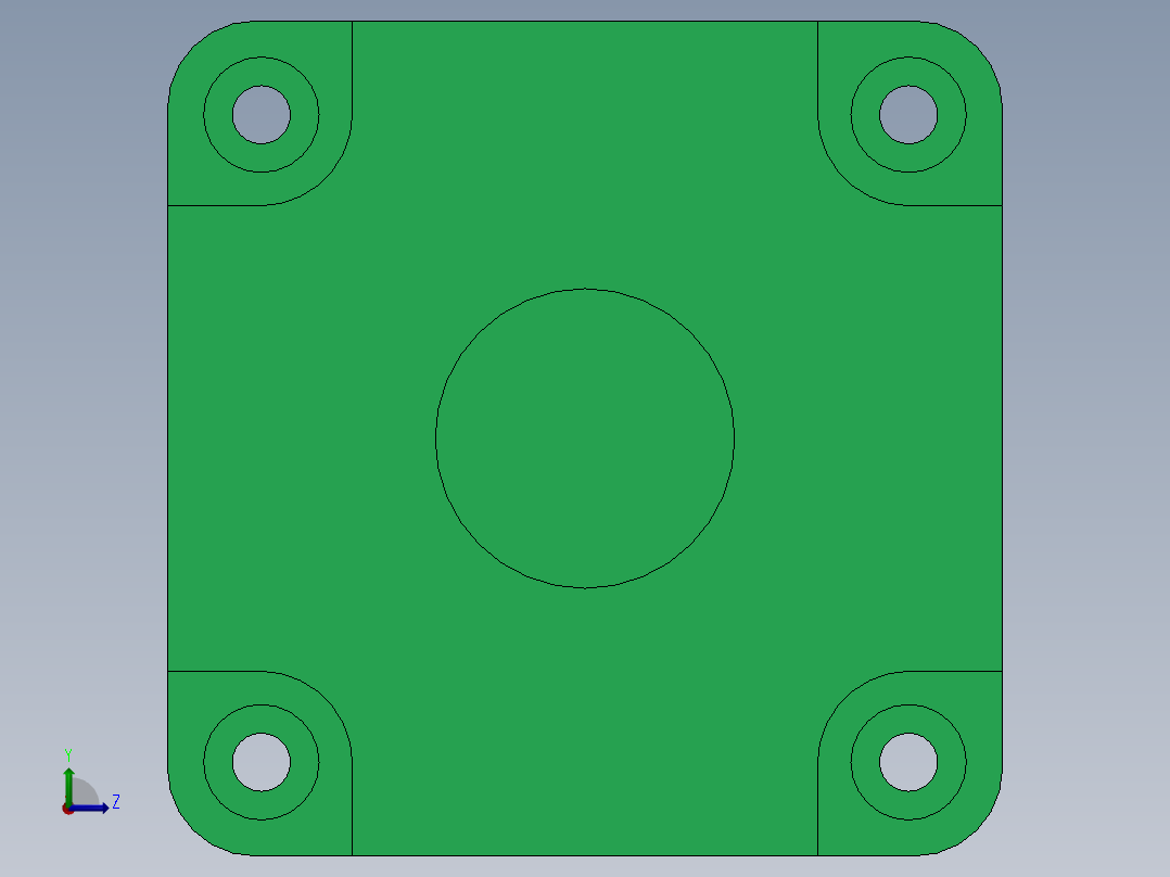 蓝色气动气缸-160x40x400-mm-1.snapshot.1左视图