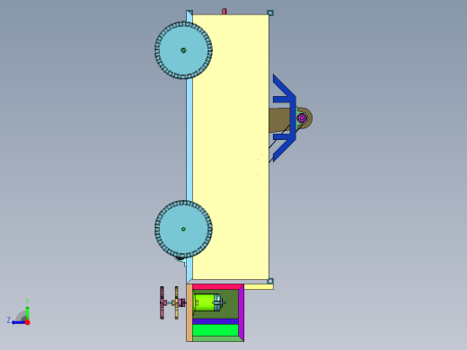 稻麦油菜割晒机右视缩略图