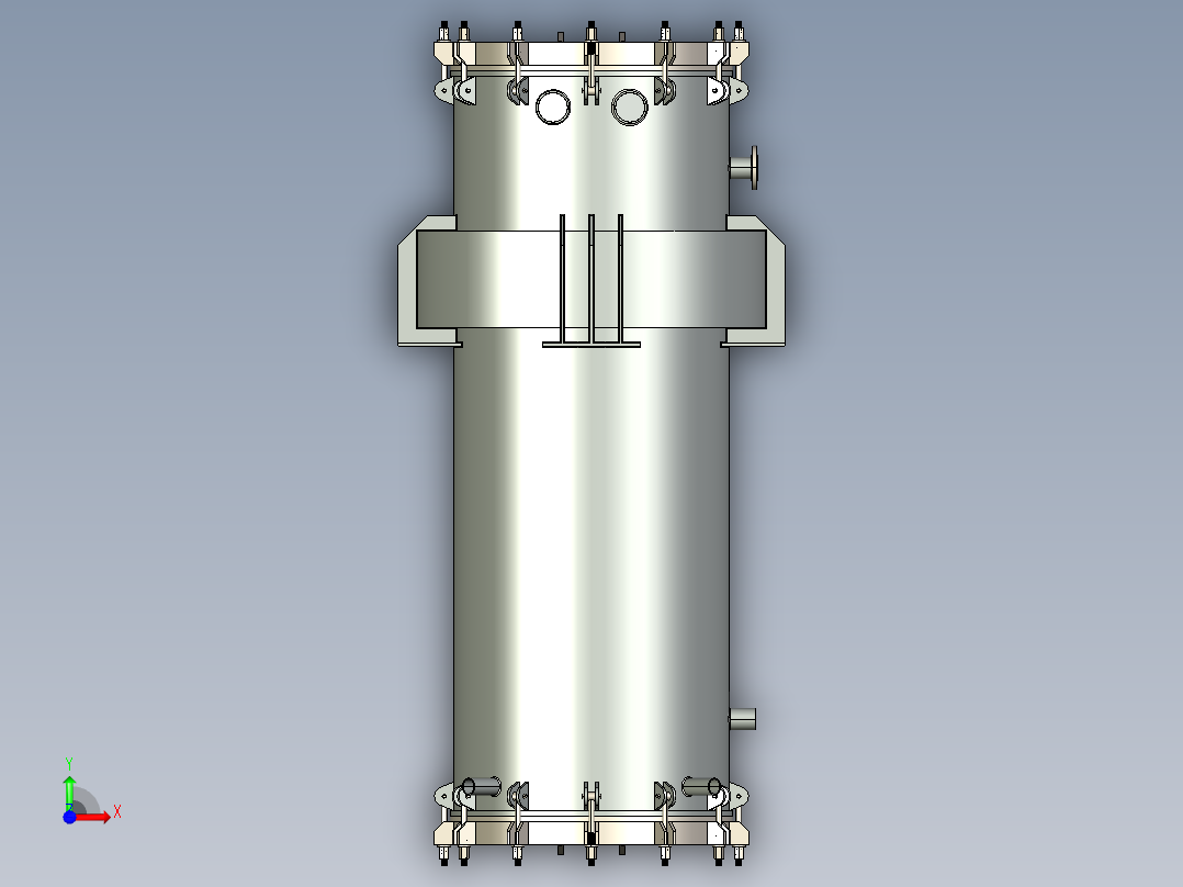 B3003638-蔬菜蒸汽混合汤加热器前视图