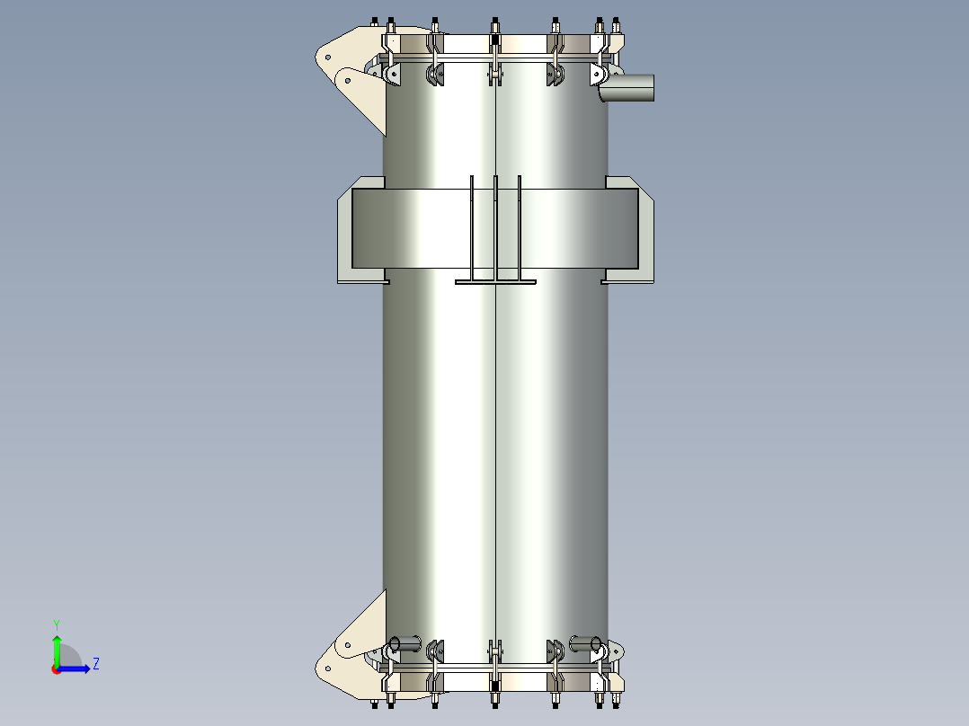 B3003638-蔬菜蒸汽混合汤加热器左视图