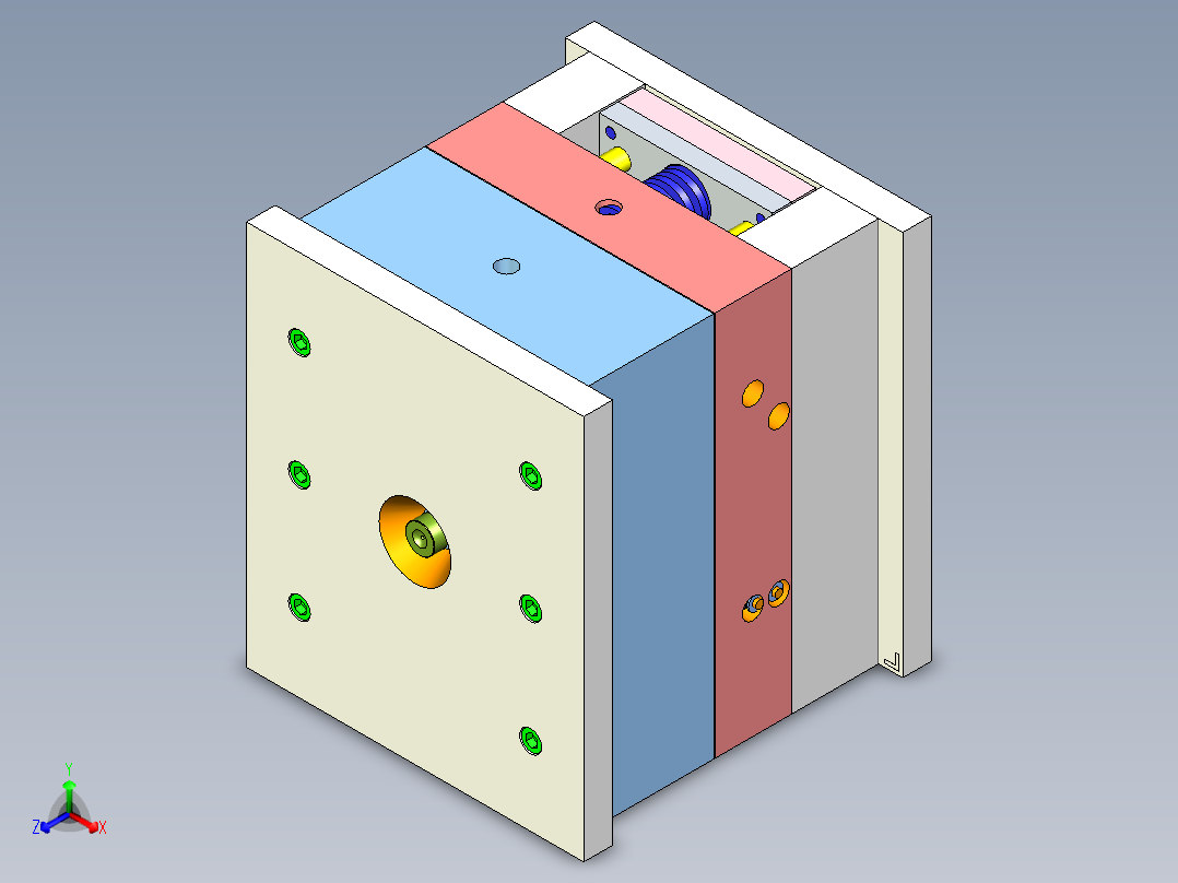 小家电提手+配件（分型落差大）3D模型