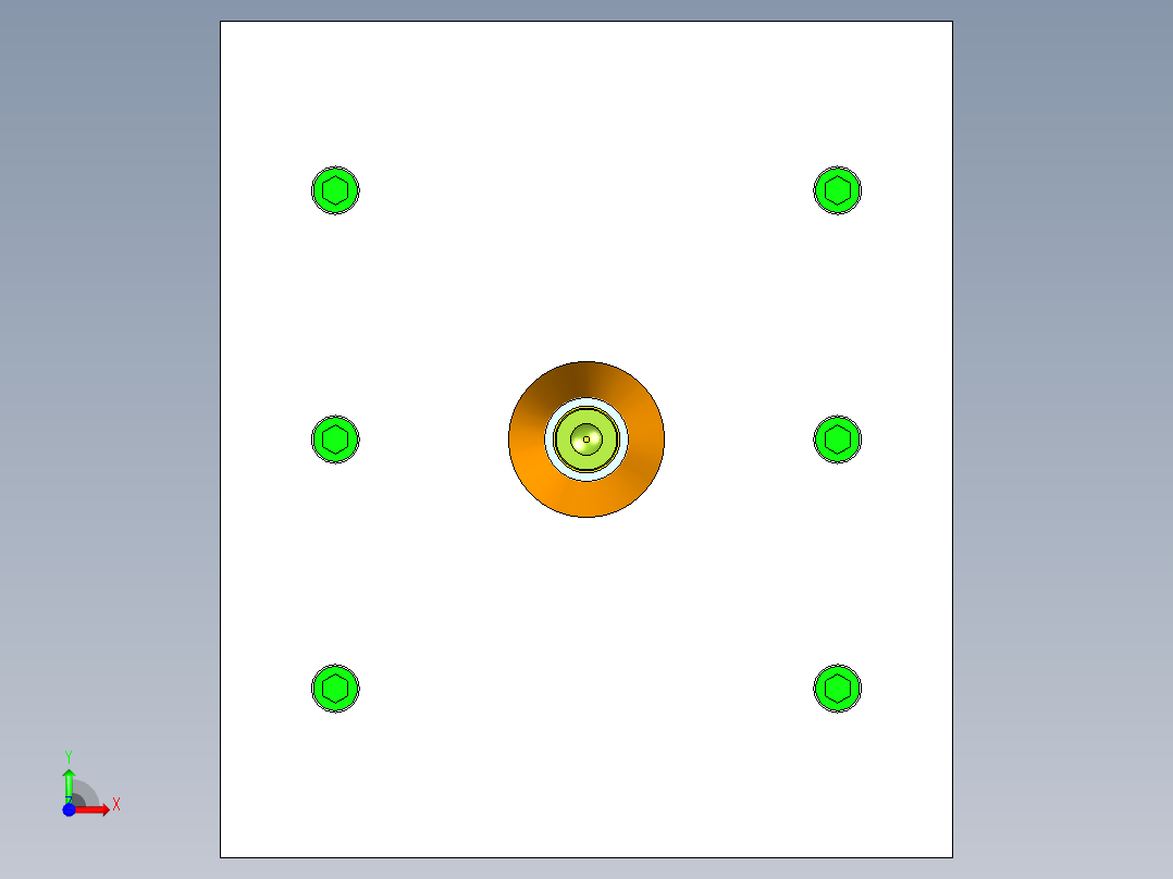 小家电提手+配件（分型落差大）3D模型前视图