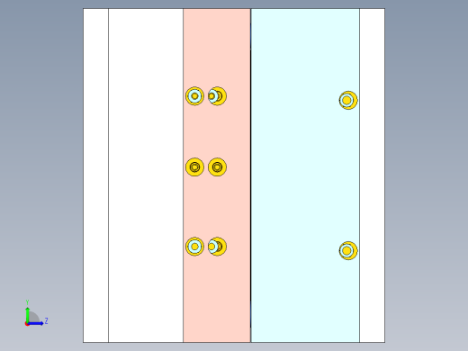 小家电提手+配件（分型落差大）3D模型左视缩略图