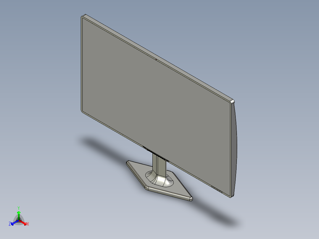 显示器、显示屏(17)正等轴测图