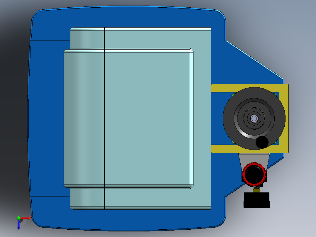 电动打标机俯视图