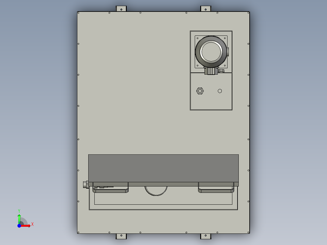 32DE-G03-11灌蜡箱体前视图