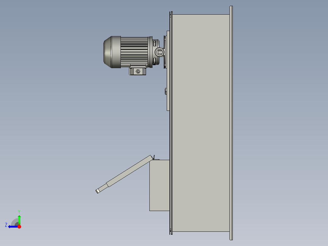 32DE-G03-11灌蜡箱体右视图