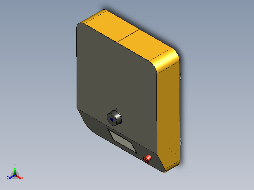 机器人全向麦卡纳姆轮原型正等轴测图