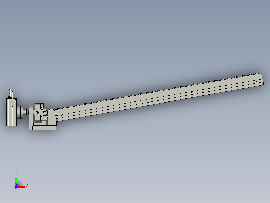 转子下料组装前视图