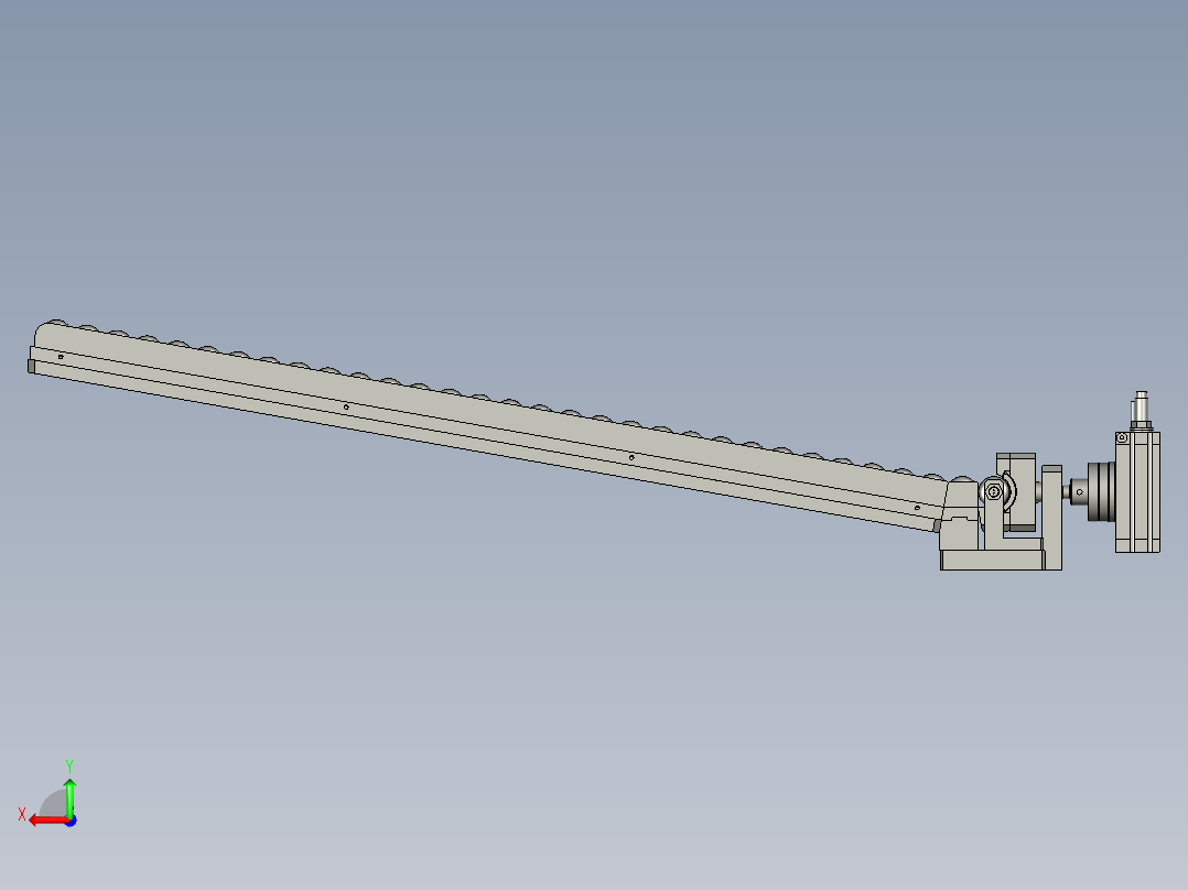 转子下料组装后视图