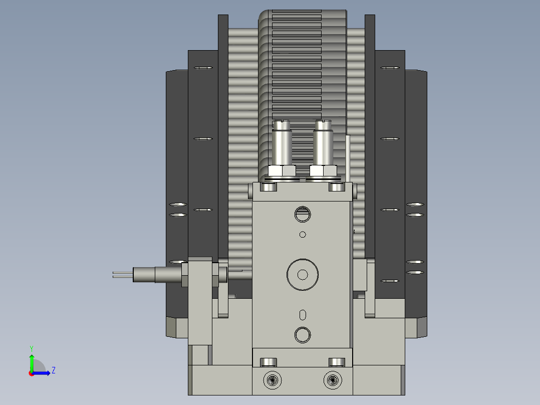 转子下料组装左视图
