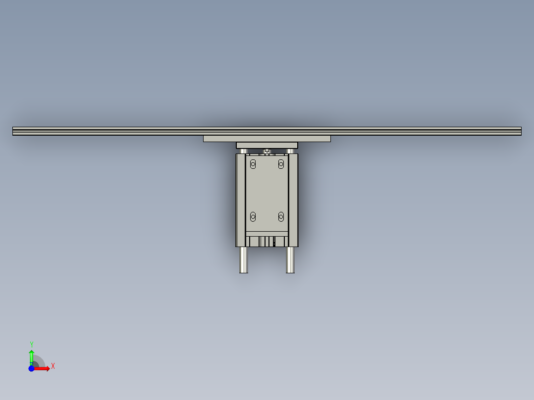 44-01-07电池盒顶升组装图前视图