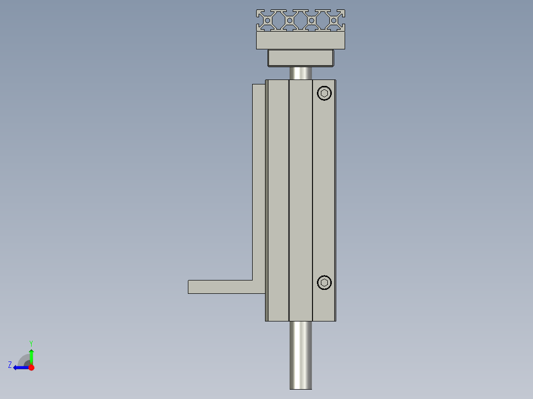 44-01-07电池盒顶升组装图右视图