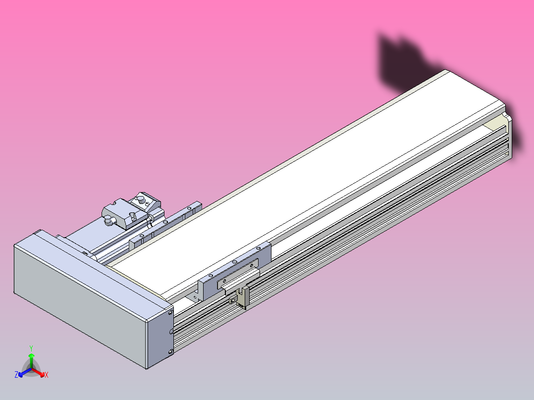 日规模组半封闭丝杆TPA-HNR-110D-1610C-L300-ML-C-P40-N3主视图