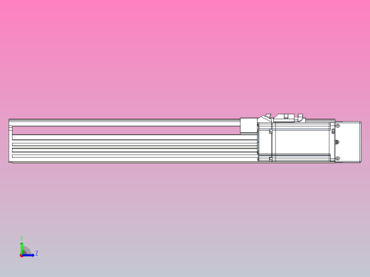 日规模组半封闭丝杆TPA-HNR-110D-1610C-L300-ML-C-P40-N3左视缩略图