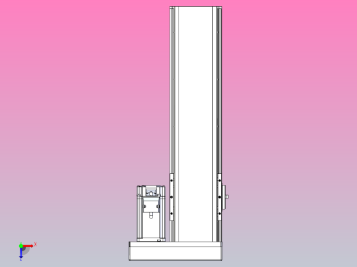日规模组半封闭丝杆TPA-HNR-110D-1610C-L300-ML-C-P40-N3俯视缩略图