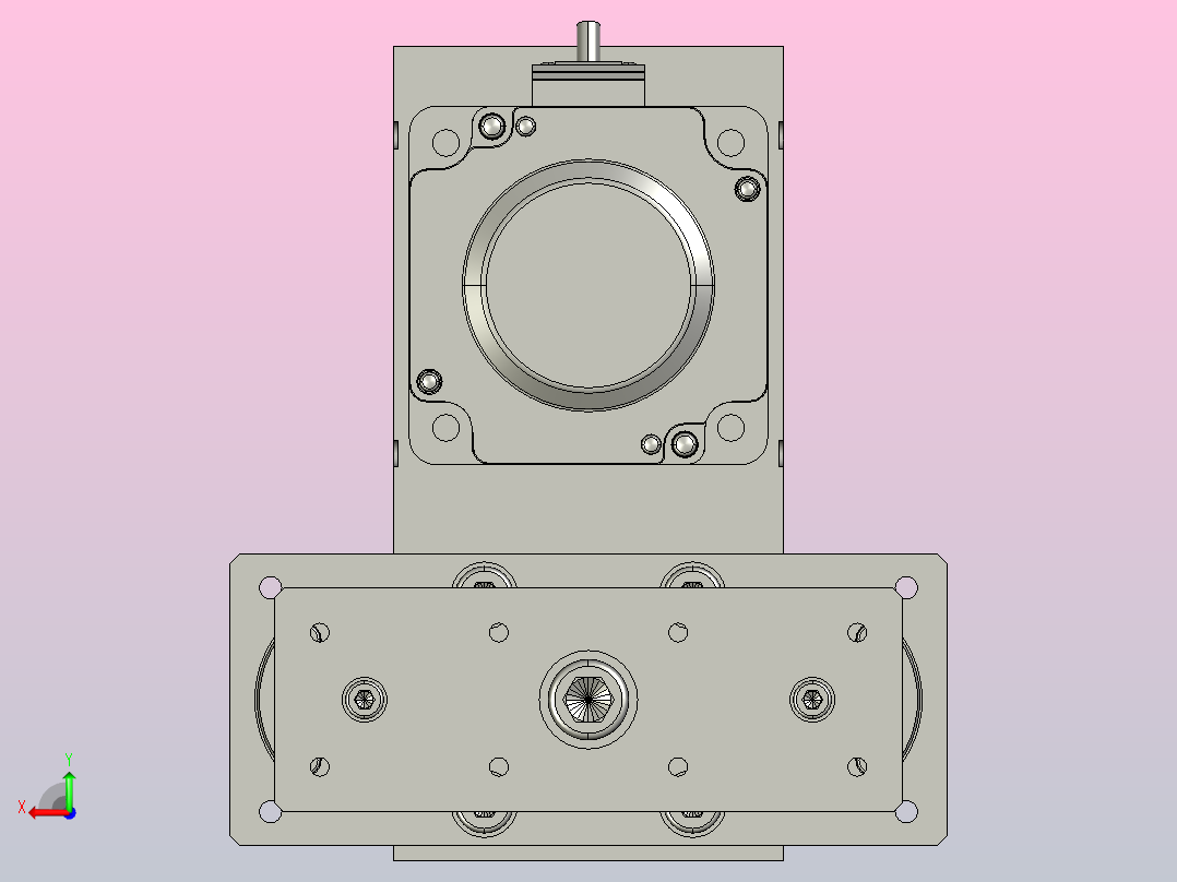 伺服电缸SOE50-L10-C-S100-P-FG-P75-D3 后视图