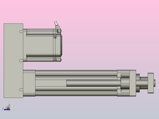 伺服电缸SOE50-L10-C-S100-P-FG-P75-D3 右视缩略图