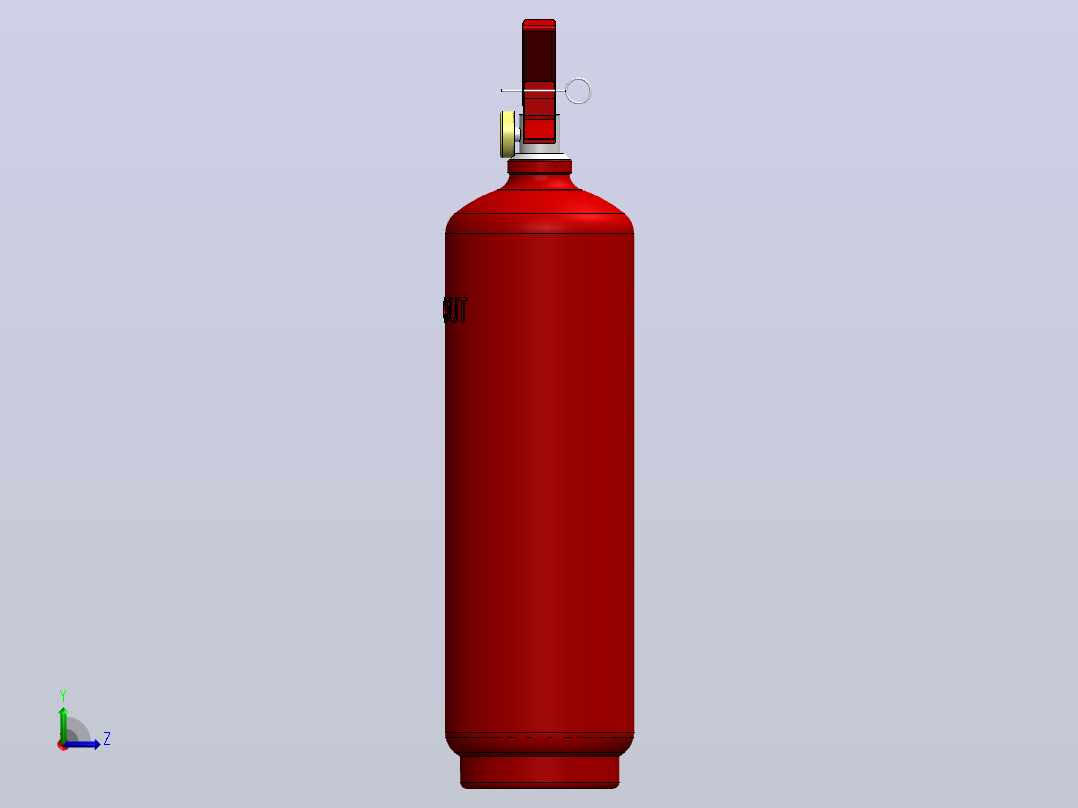 灭火器左视图