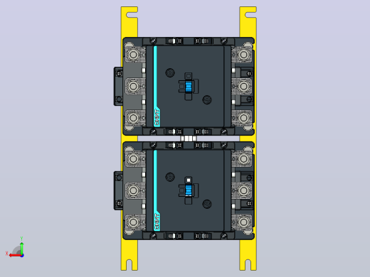 NXC-265N~400N 3P交流接触器三维模型202304后视缩略图