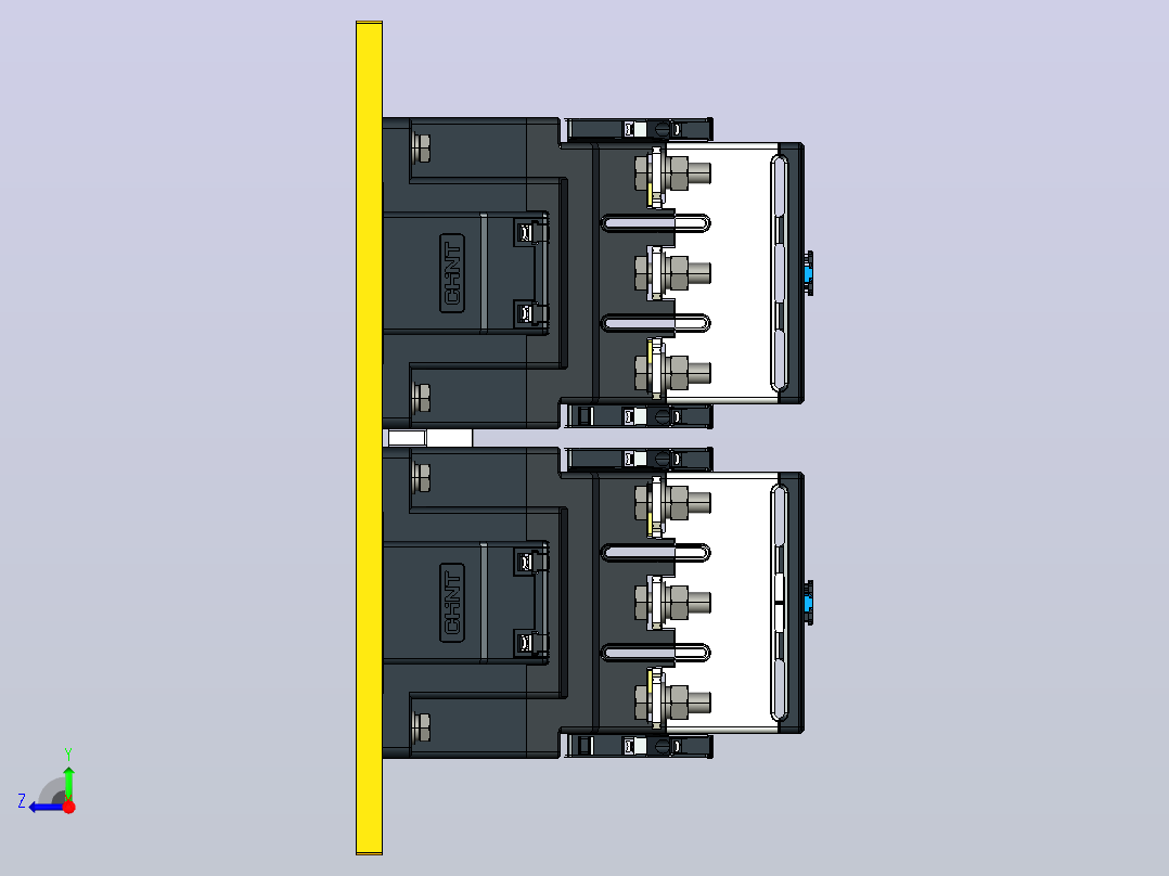 NXC-265N~400N 3P交流接触器三维模型202304右视图