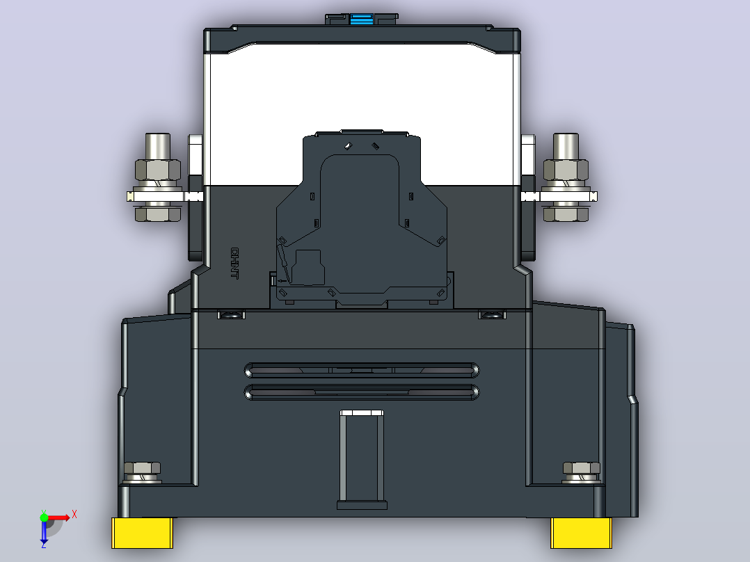 NXC-265N~400N 3P交流接触器三维模型202304俯视图