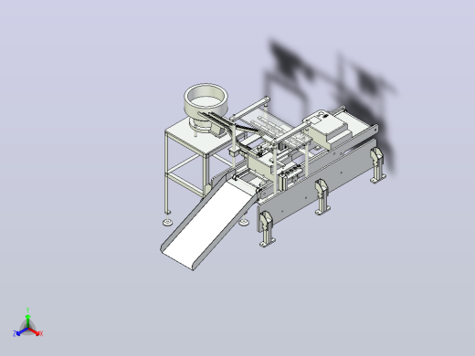 电表自动压铅封设备3D模型