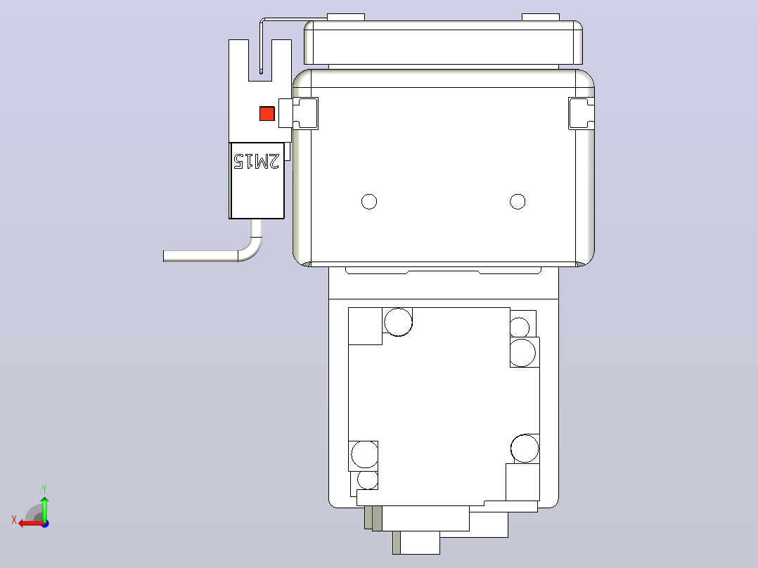 ETH6M-BM-800-M10B直线模组后视图