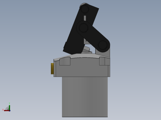 HCLT上法兰油压杠杆缸[HCLT16-L]左视缩略图