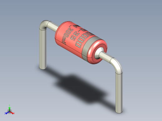 轴向二极管外壳DO-35_Normal_300mil_rev1.1