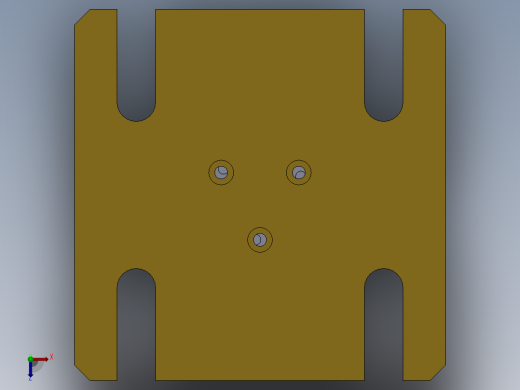 小轴凸焊工装俯视缩略图