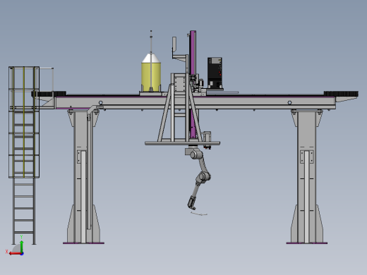 龙门架焊接机器人sw16可编辑后视缩略图
