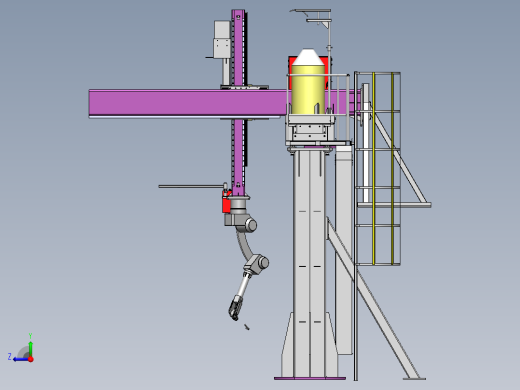 龙门架焊接机器人sw16可编辑右视缩略图