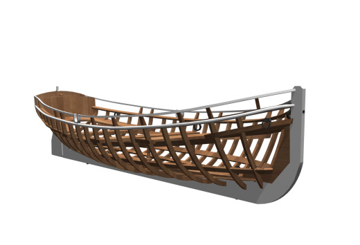 Jolle小船结构造型3D打印图纸 RHINO设计缩略图