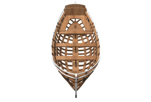Jolle小船结构造型3D打印图纸 RHINO设计缩略图