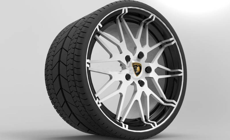 基尼车轮3D模型